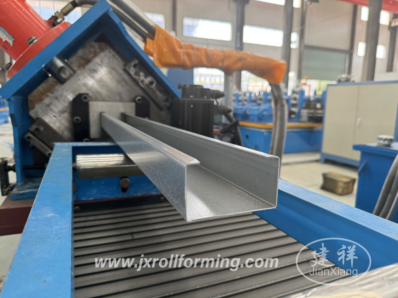 Solar C Channel Steel Support Roll Forming Machine