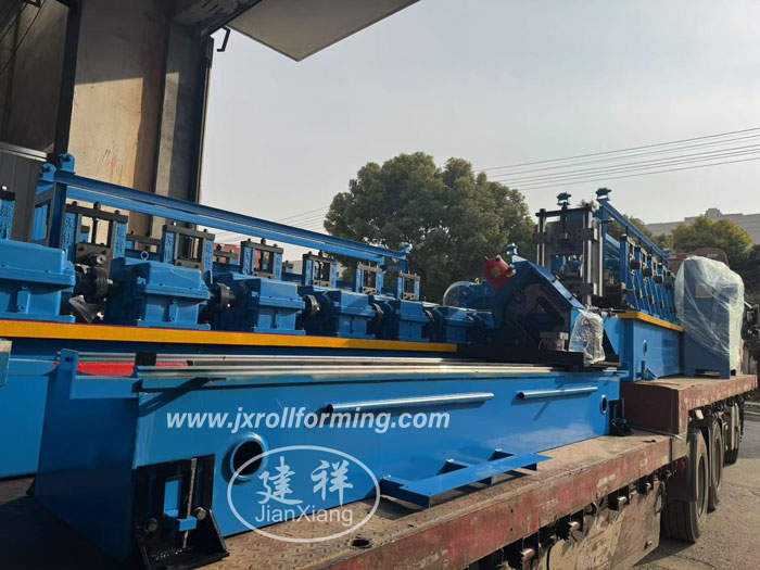 2 Sets Solar Strut Channel Roll Forming Machine Loading to China Local Customer