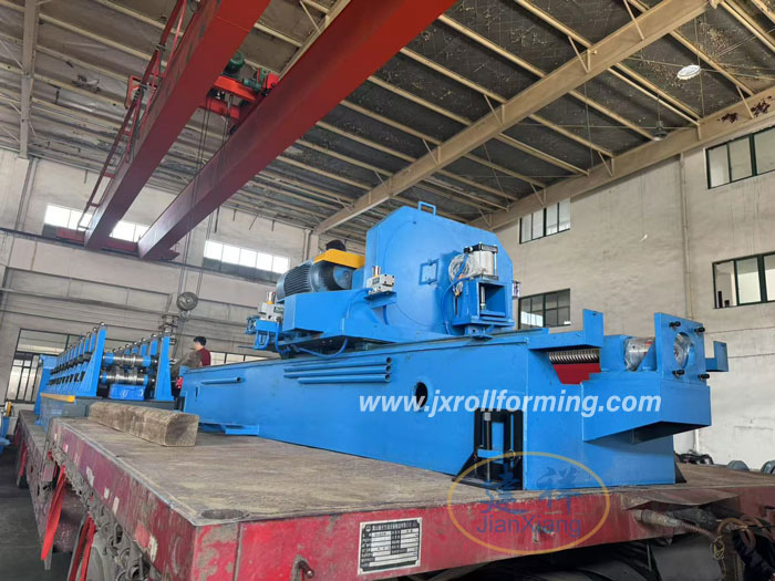 One Sets Solar Strut Channel Roll Forming Machine Loading to China Local Customer