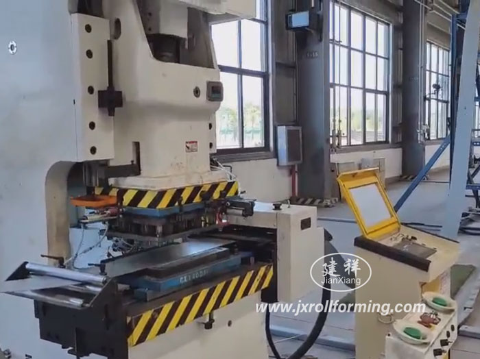 Fully Automatic Solar C Channel Roll Forming Machine Running Smoothly in Our Customer Workshop