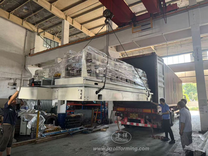 We are Loading 7 sets Solar Channel Production Machines to Indian Customer