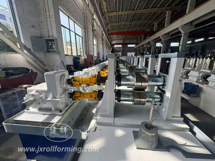 Fully Automatic Solar Strut Channel Forming Machine in Production for Italian client