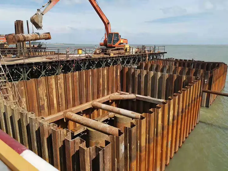 Steel sheet pile applications