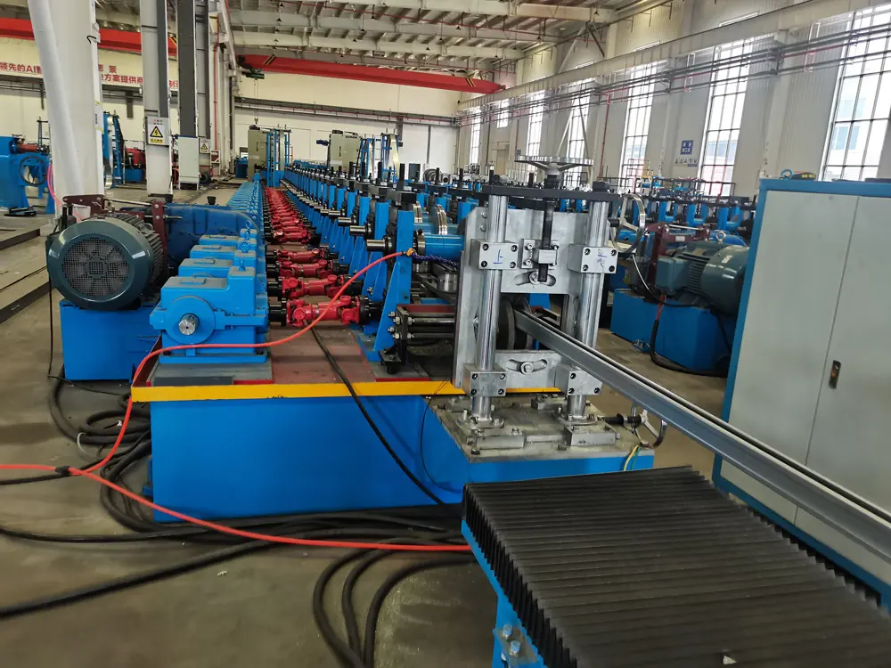 Unistrut channel forming machine