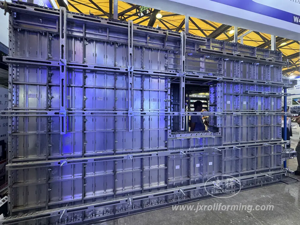 Steel formwork application in building